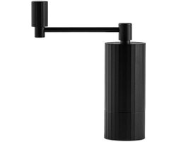 Franse Pers Draagbare Handmatige Koffiemolen RVS Conische Braam Koffiebonenmolen Voor Druppelkoffie Koffie(Black)