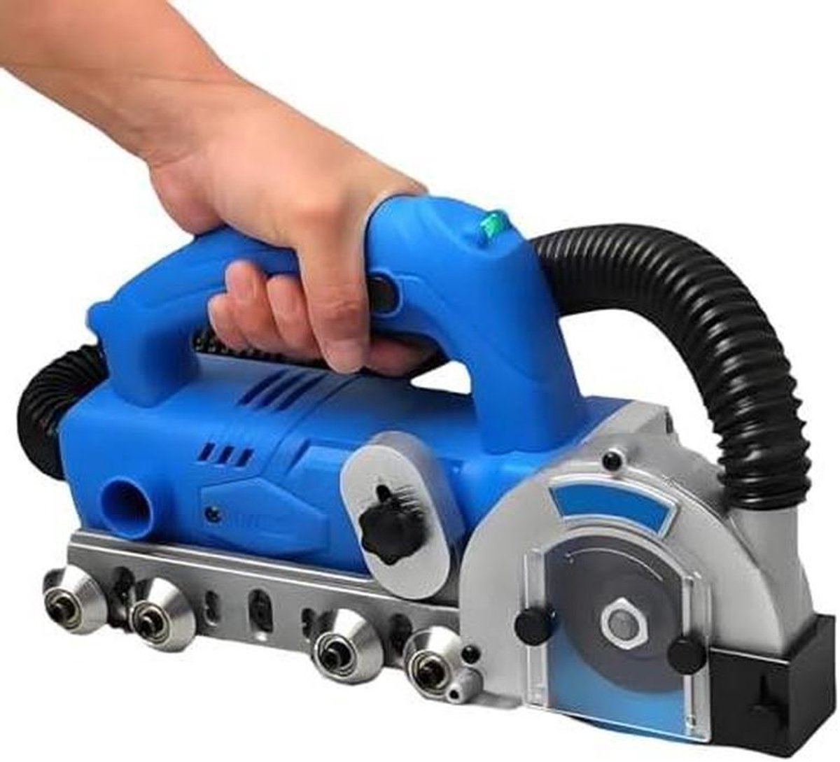 Elektrische Voegenreiniger - Tegelreiniger - Voegen Schoonmaken - 1200W Krachtige Motor - 33 x 13 x 19 cm - Blauw