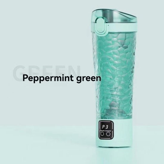 Draagbare Blenderbeker - Mixer Cup - Gezonde Drankjes Maken - USB Oplaadbaar - 700ml Capaciteit - Wit — afbeelding 2