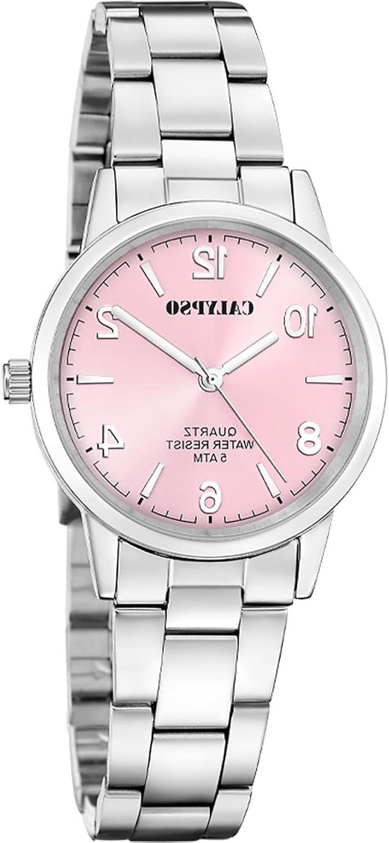 Klassiek Horloge - Polshorloge Dames - Dagelijks Gebruik - Vibrant Design - 12.6 x 8.3 cm - Zilverkleurig