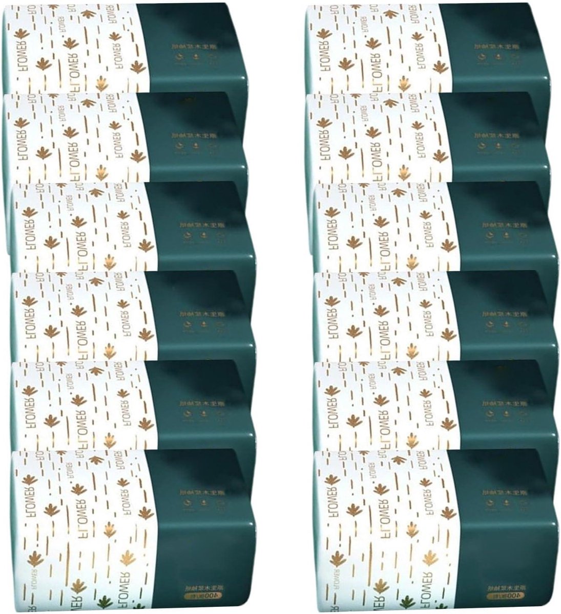 4-Laags Zakdoekjes - Papieren Doekjes - Gezichtsreiniging - Hoge Absorptie - 10 of 12 Pakketten - Wit