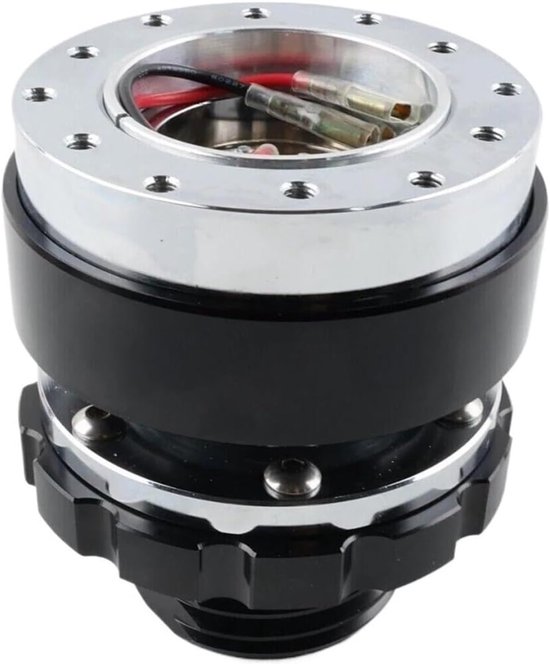 Stuurwielnaaf Adapter - Quick Release - Cockpit Personaliseren - Aluminium Constructie - 1x1x1 cm - Rood — afbeelding 4