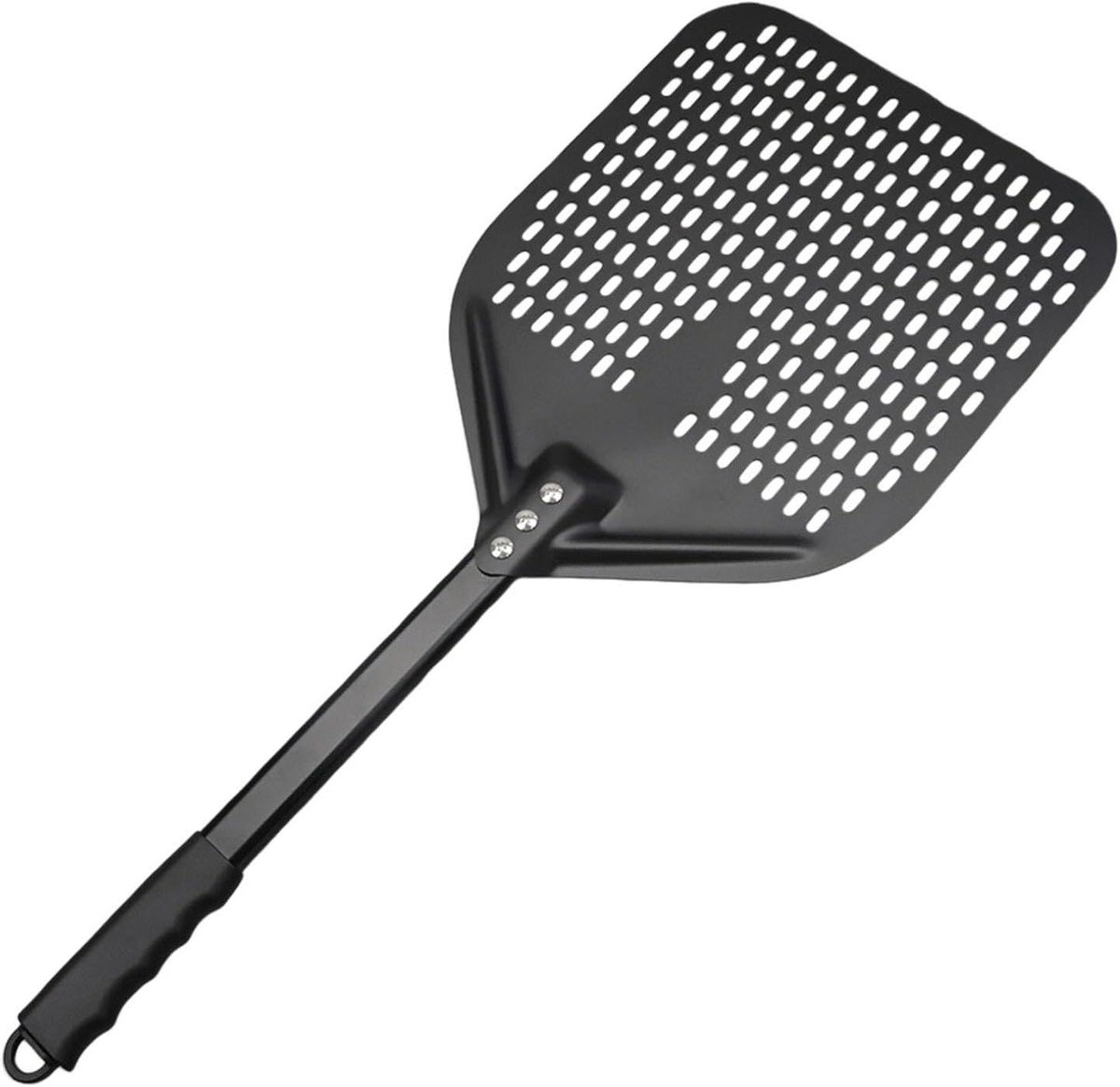 Pizzaschep - Bakspatel Oven - Pizza Bakken - Geperforeerd Antiaanbak - 30 x 72 cm - Zilver