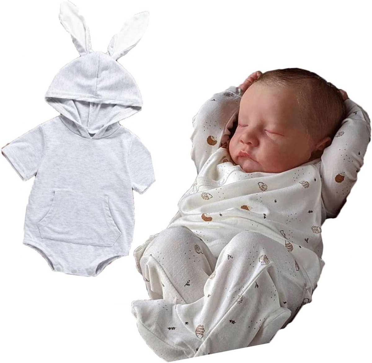 Pasgeboren Poppen - Reborn Baby - Kinderspeelgoed - Handgemaakt en beschilderd - 19 inch - Jongens