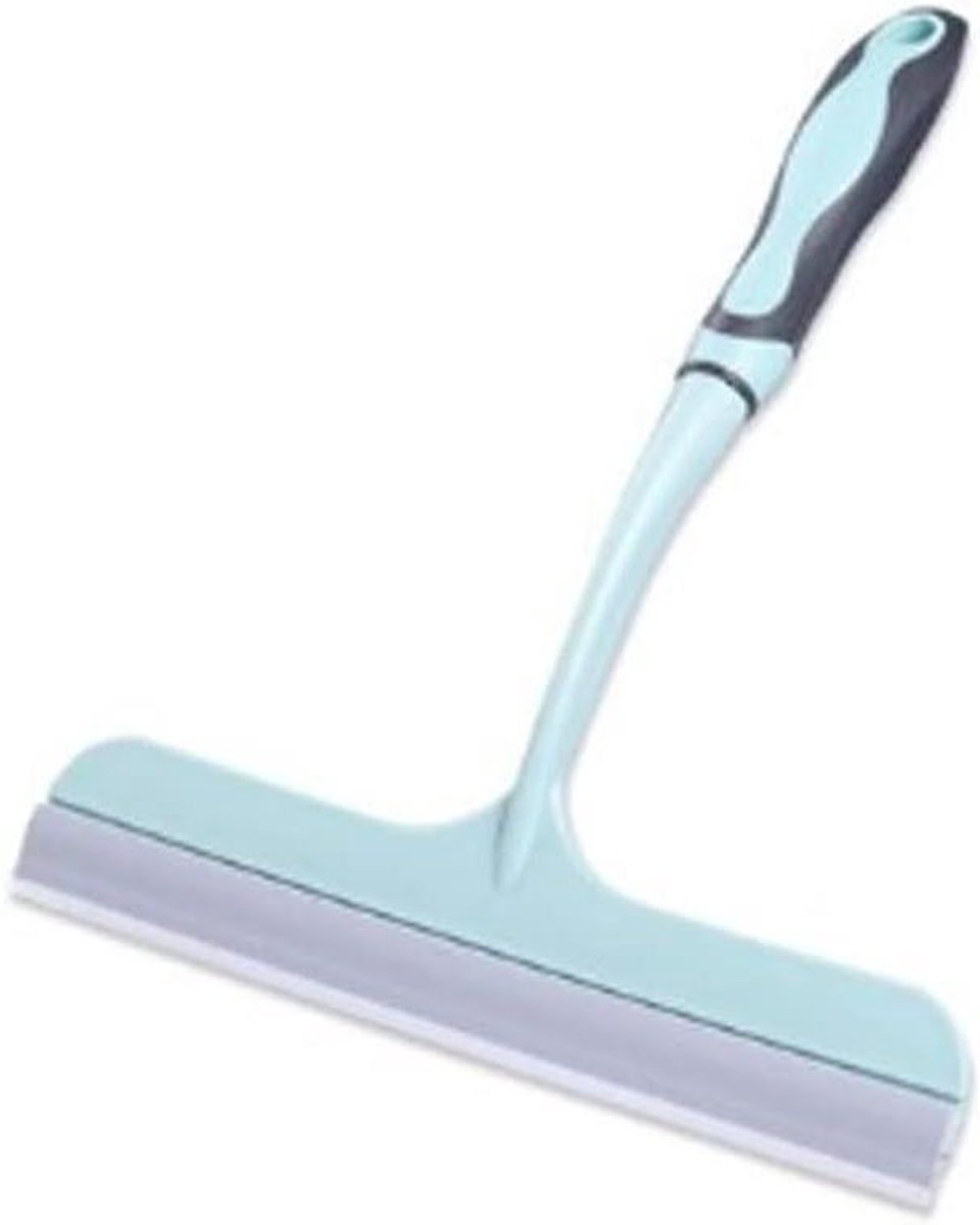 Glazenwasser Balkon - Raamtrekker Tool - Ramen Schoonmaken - Comfortabele Grip - One Size - Zilver