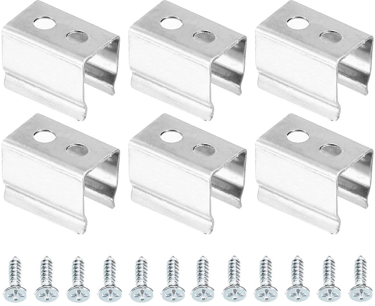 Dailygoods - 50 Stuks Touw Licht Montageclips voor LED Strips