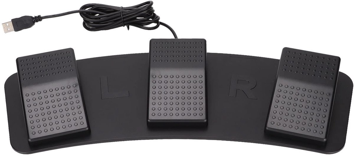 Dailygoods - USB Triple Foot Switch Pedal voor Computerspellen