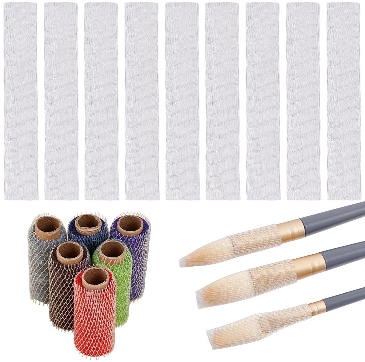 Dailygoods - 200 Stuks Draad Netto Beschermers voor Naaien en Make-up