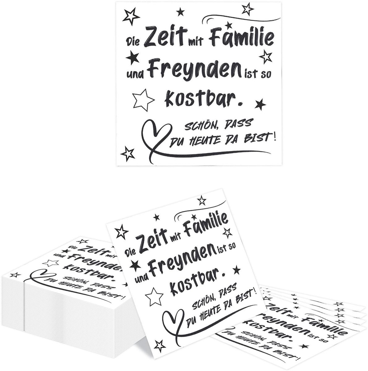 Dailygoods - Papieren Servetten voor Verjaardagen en Feestjes