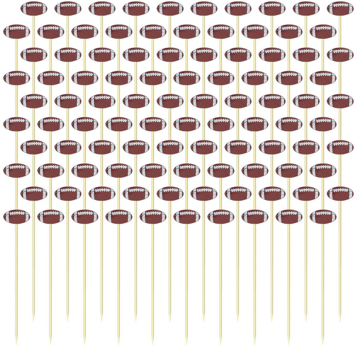 Dailygoods - 100 Stuks Bamboe Stokjes voor Feestdecoraties