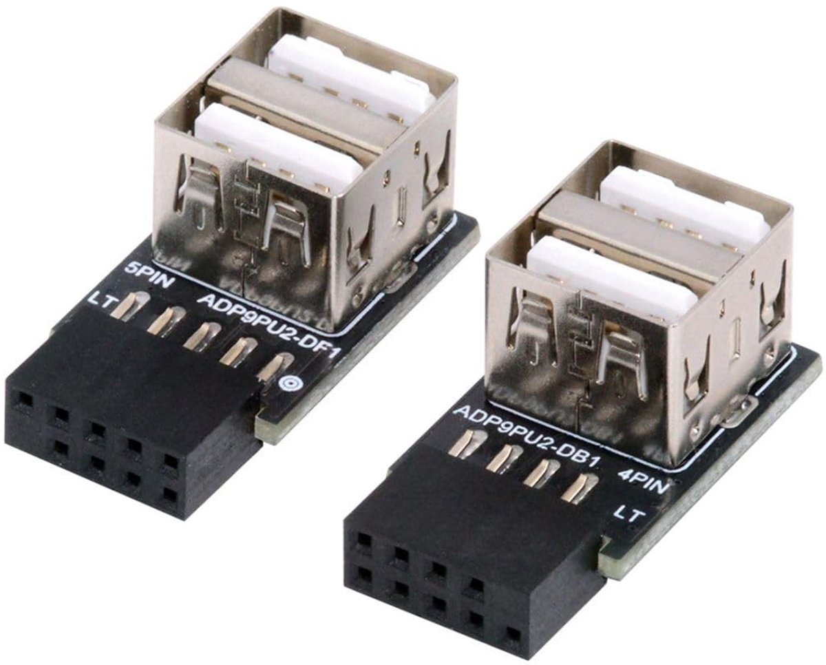 Dailygoods - USB 2.0 Frontpaneel Header Verlengadapter 9/10pin