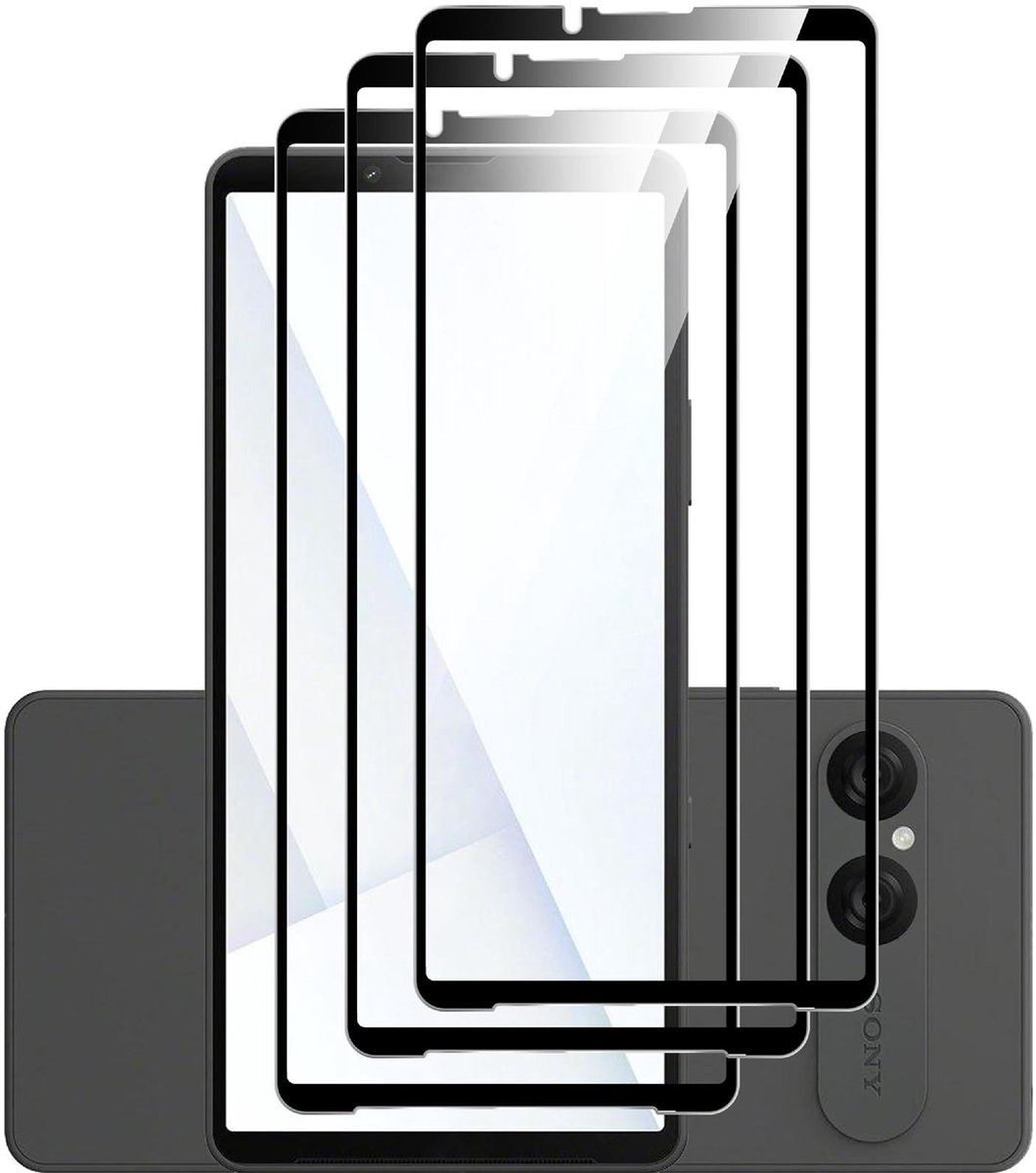 Dailygoods - Gehard Glas Beschermfolie voor Sony Xperia 10 VII, 3 stuks
