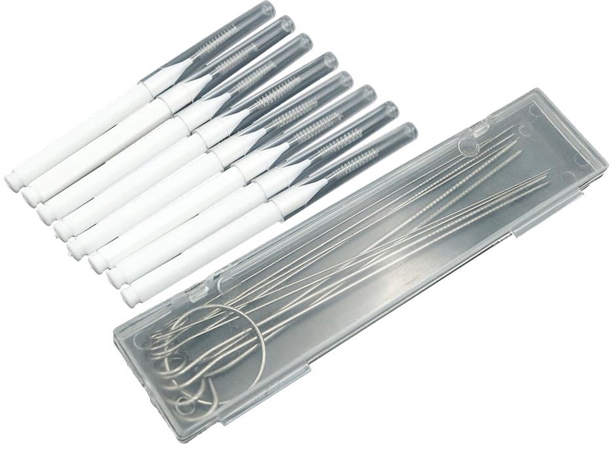 Dailygoods - Set van 10 Douchekop Reinigingsborstels met Picks