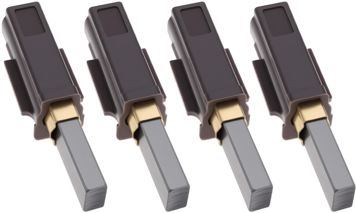 Dailygoods - 4 Stuks Vacuüm Motor Koolborstels voor Fawas Duo Vac