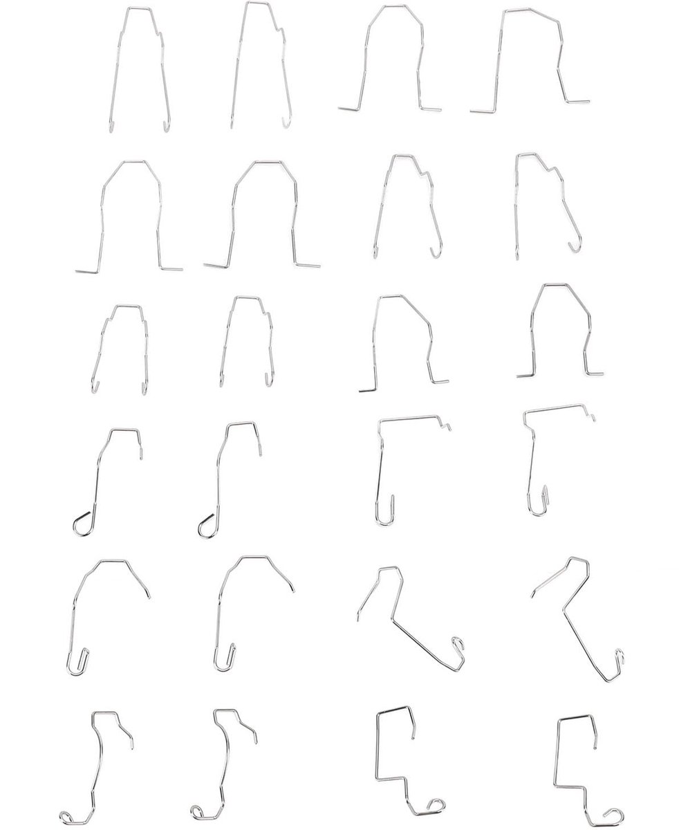 Dailygoods - Universele Roestvrijstalen Koplampveer Clips