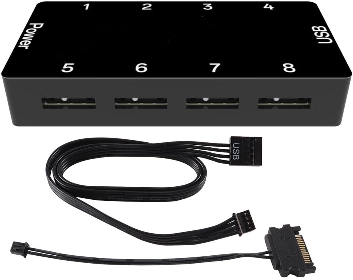 Dailygoods - ARGB Splitter Hub voor Uitgebreide RGB Verlichting en Apparatuur