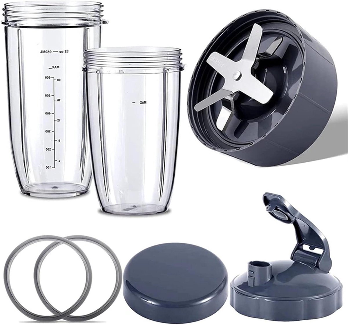 Blender Onderdelen Reserve Onderdelen Gezond Blenden Lekvrije Afdichting 32Oz 24Oz Bekers Transparant