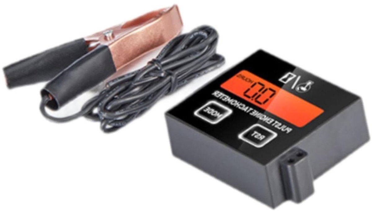 Digitale Toerenteller - Motor Meter - Motoren Monitoren - LCD Display - 30000 TPM - Zwart