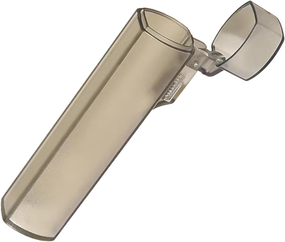 Reistandenstokerhouder - Draagbare opbergdoos - Tandenstokers meenemen - Transparante zichtbaarheid - 10 cm - Transparant