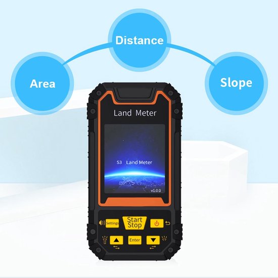 YWBL-WH Land Surveying Equipment Handheld GPS for Examining GNSS Receiver Sureryor Tool for Ranches, Garden, Farmland — afbeelding 2