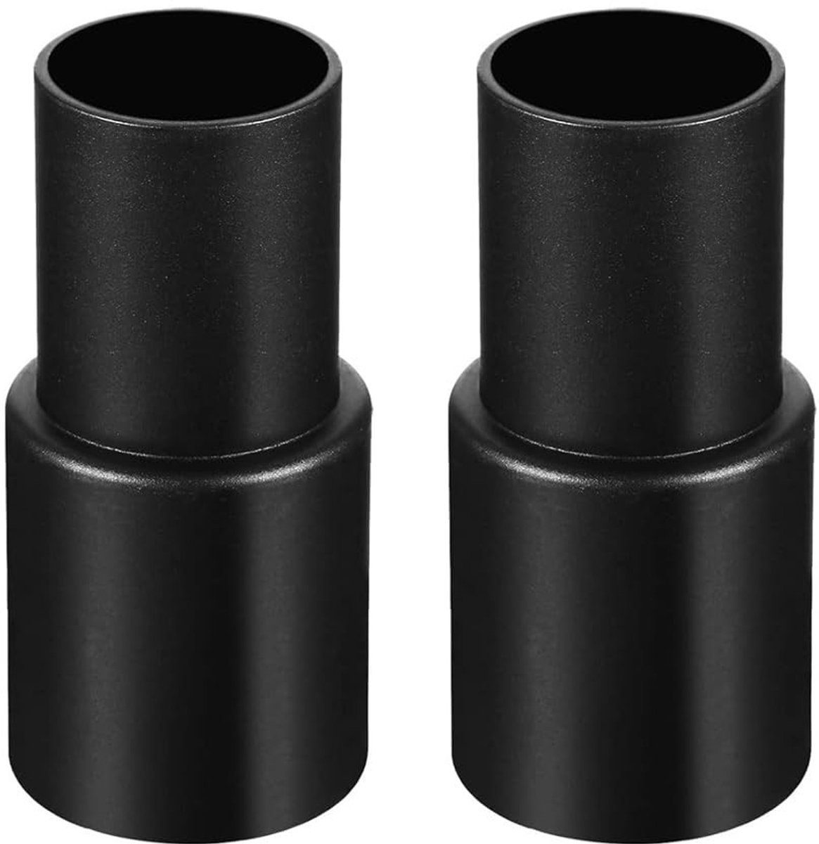 Dailygoods - Innovra - Dailygoods - Dailygoody - Stofzuigeradapter - Vacuümslangconverter - Universeel 32 mm naar 35 mm - Zwart - Stofafzuiging - 2 Stuks - Geschikt voor diverse stofzuiger