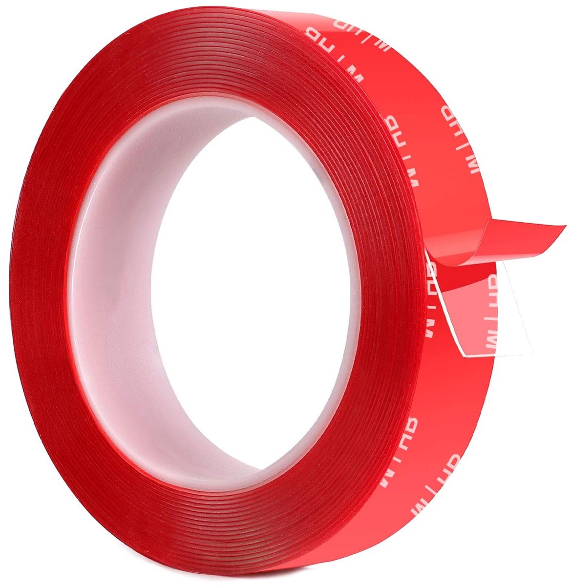 Dubbelzijdige sterke tape voor diverse toepassingen, waterdicht en transparant, 5m x 2.5cm, ideaal voor tapijt, LED-strips en decoratie in huis en kantoor