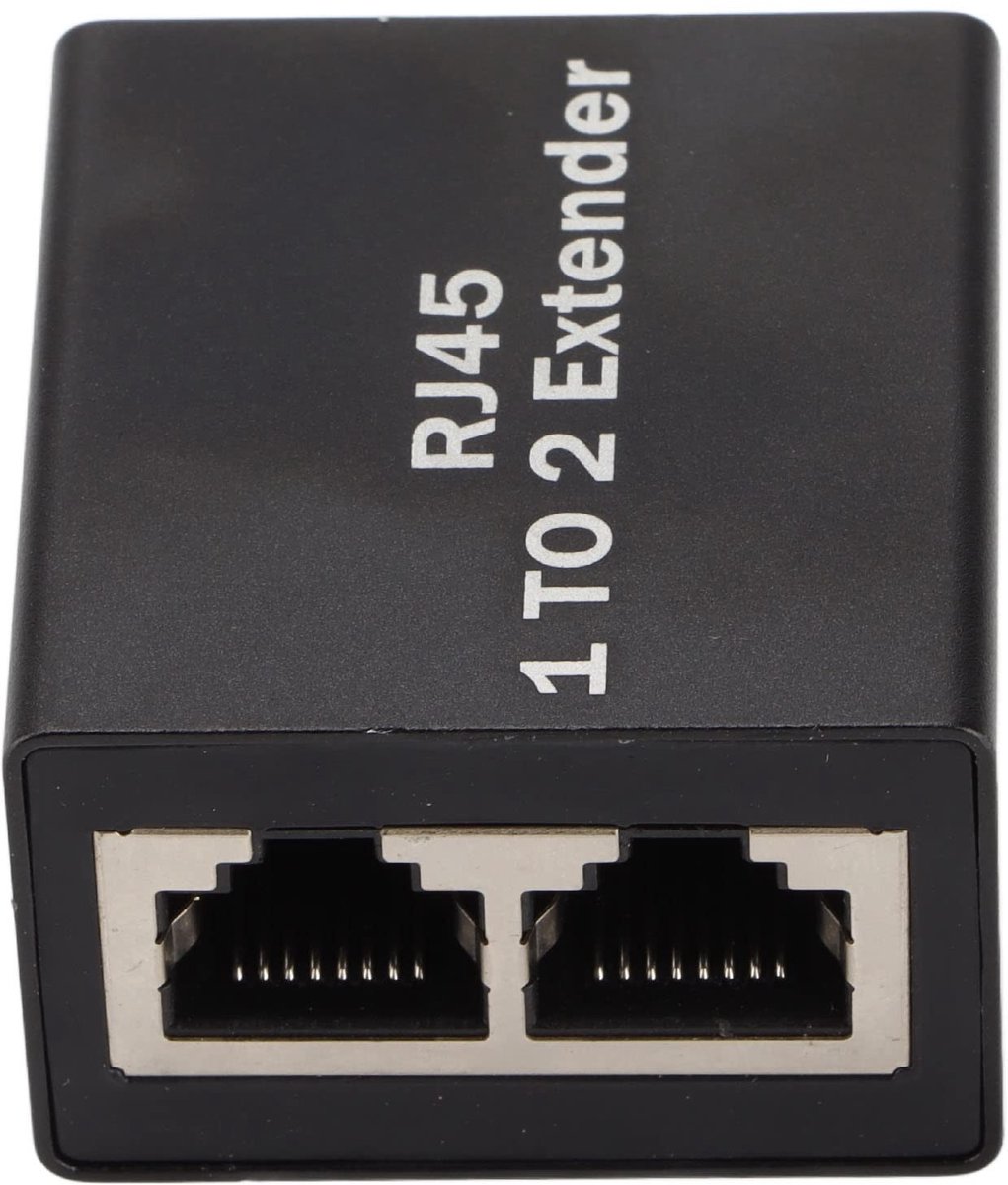 Cosensi - Dailygoods - Dailygoody - Ethernet-splitter - RJ45-splitter - Verbind meerdere apparaten eenvoudig - Compact formaat - Netwerkverbetering - Ideaal voor thuisgebrui...