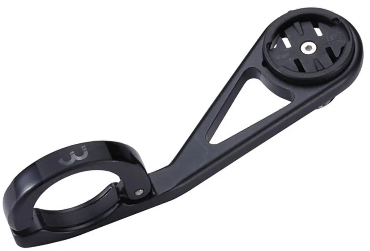 BBB Cycling ErgoMount Duo Fietscomputer Houder - Compatibel met Garmin, Wahoo & Mio - Inclusief GoPro/Lamp-mount - Aluminium - BCP-9