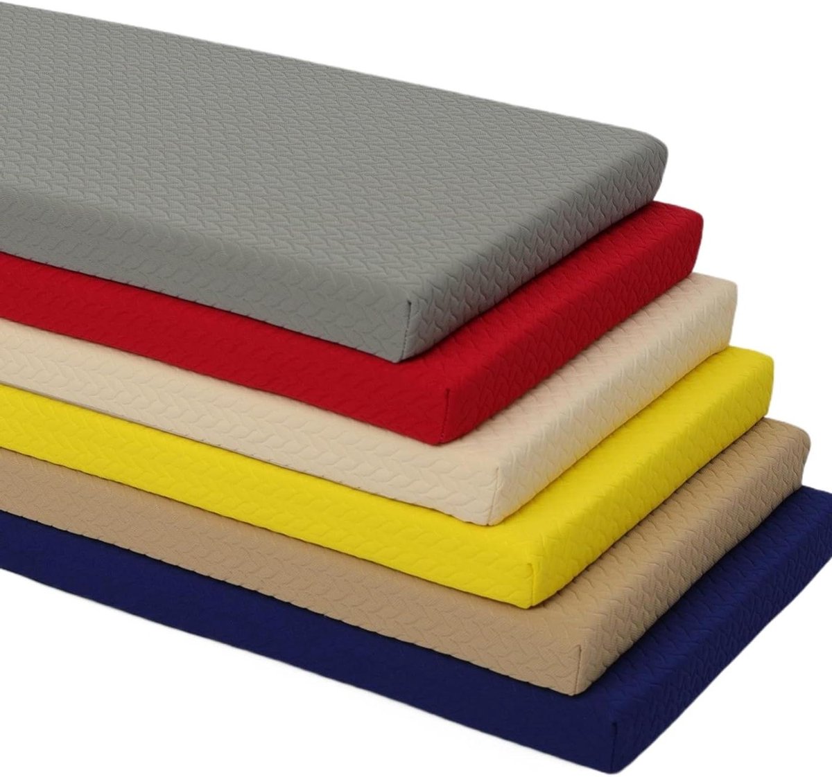 Zitkussen Bank - Kussen voor buiten - Comfortabel Zitten - Hoge Veerkracht Schuim - 45x45x