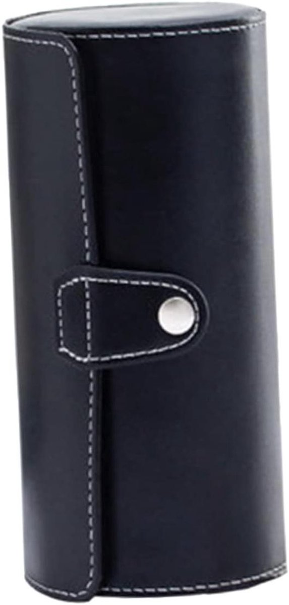Horloge Opberger - Sieraden Doos - Veilig Opbergen - Stabiele Vorm - 19.5 cm Lengte - Zwart