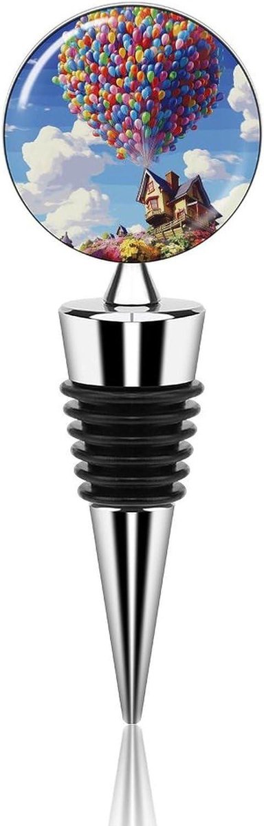 Wijnfles Kurken - Fles Afsluiter - Wijn Bewaren - Decoratieve Topper - 41 Inch Hoog - Wit