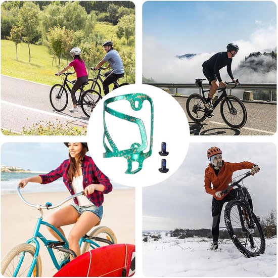 Fleshouder Fiets - Bekerhouder Stuur - Hydratatie Onderweg - Lichtgewicht Aluminium - Universele Pasvorm - Blauw — afbeelding 5