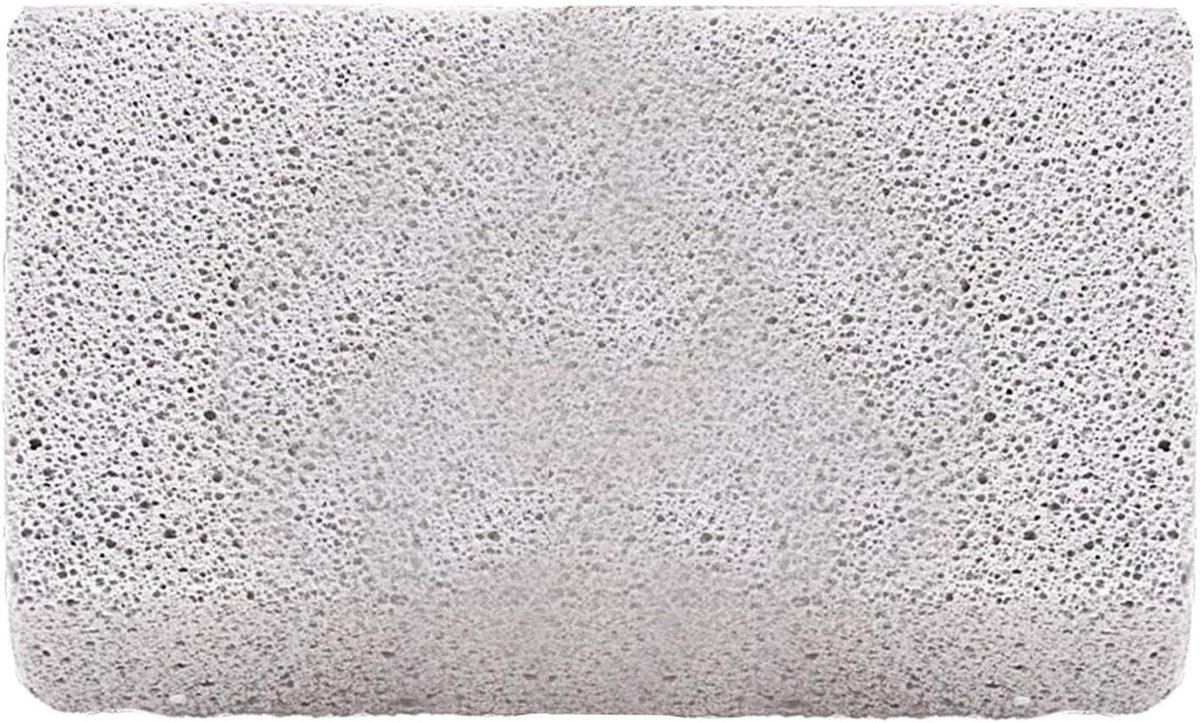 Reinigingssteen - Puimsteen - Grill Reinigen - Duurzaam Herbruikbaar - 10x7x4 cm - Grijs