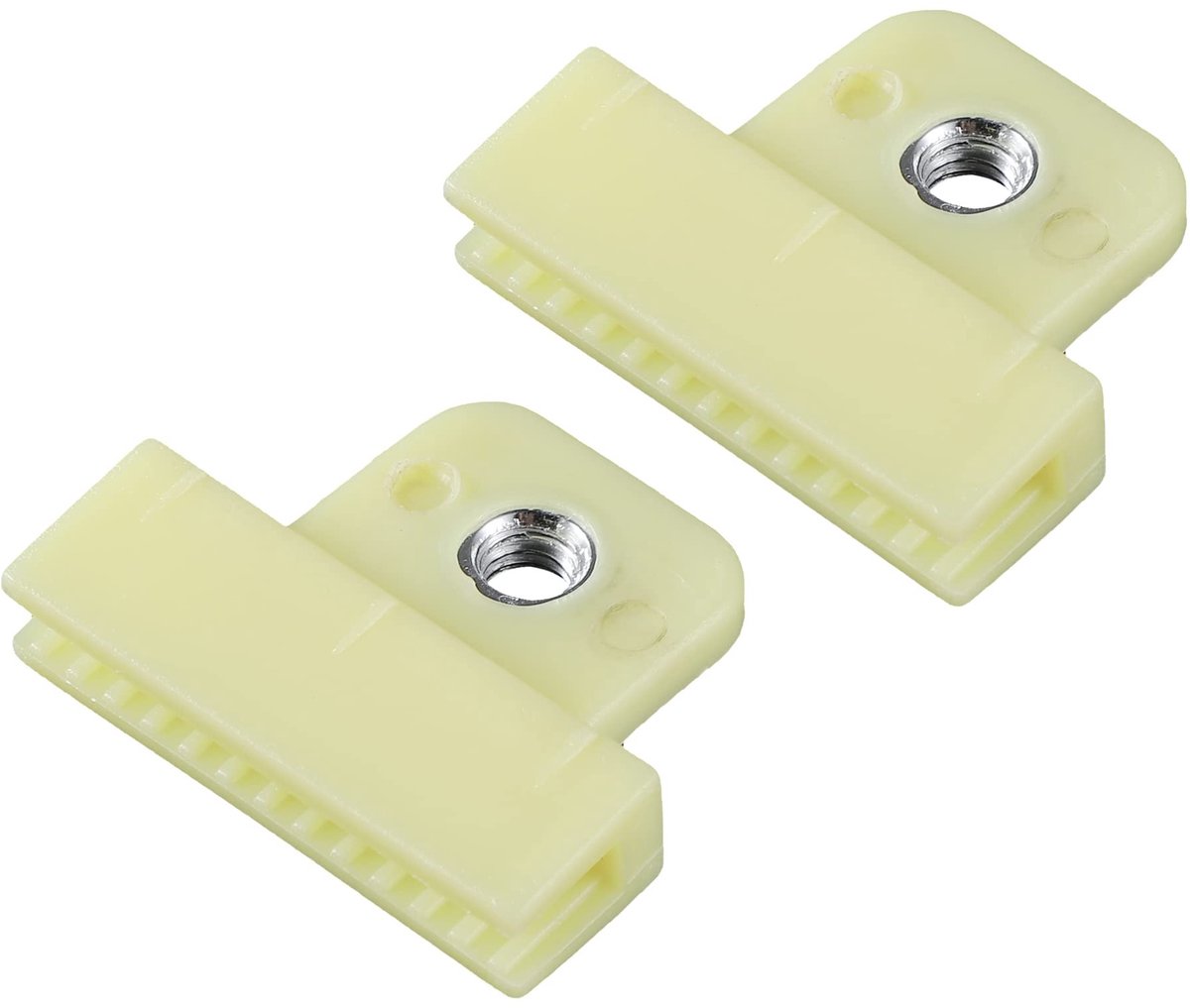 Cosensi - Dailygoods - Glasgeleider Bevestigingsclip voor Auto's - 2 Stuks Geel
