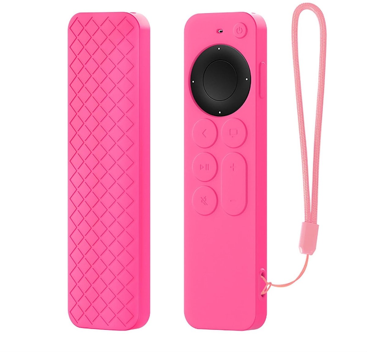 Cosensi - Siliconen Beschermhoes voor Apple TV 4K/HD Siri Remote - Roze