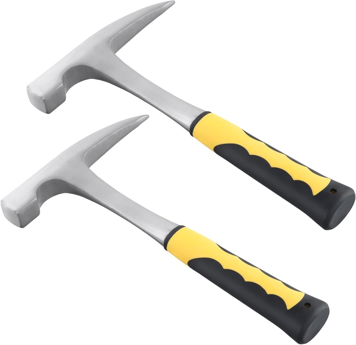 2-Pack 24oz Geologische Hamer, 30cm Steenhamer voor Mijnbouw, Prospectie en Geologie Werkzaamheden