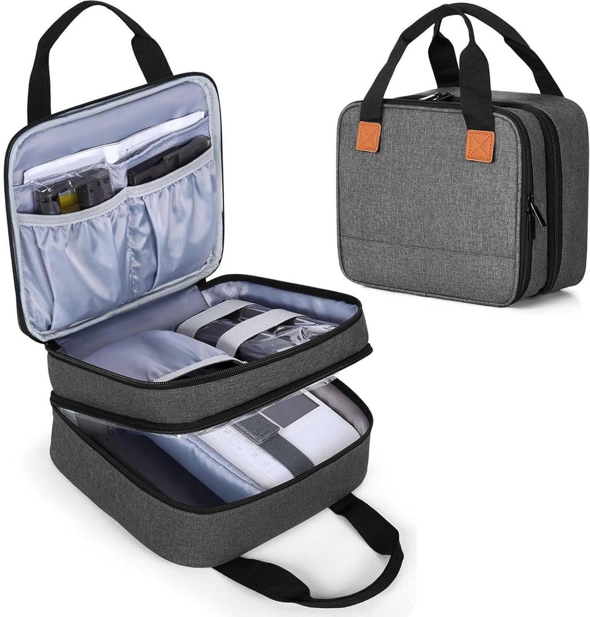 Duurzame Fotoprinter Tas van Polyester met Afneembare Divider voor Accessoires en Bescherming