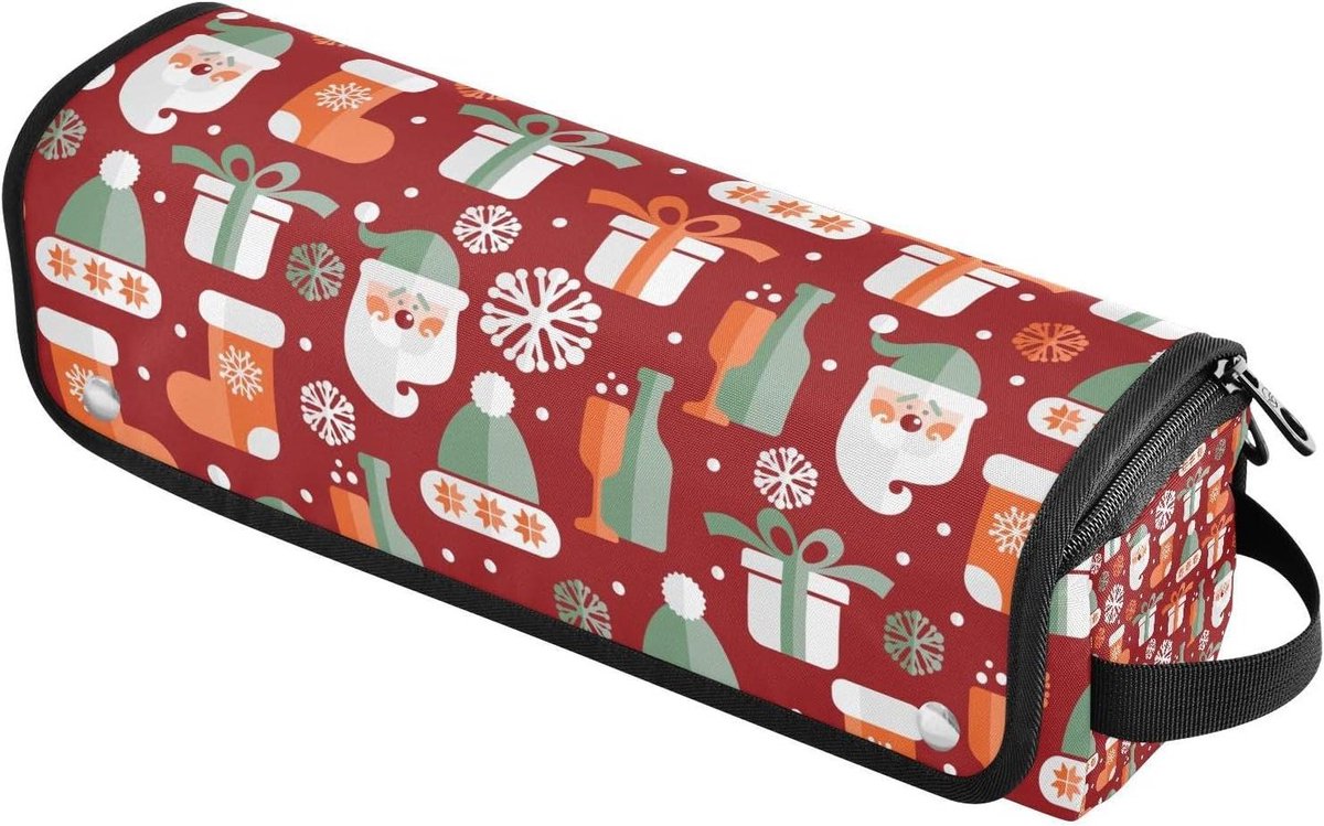 Haargereedschap Organizer - Hittebestendige Mat - Veilig Opbergen - Magnetisch Afneembaar - 36 x 31 cm - Kerst Sneeuwvlok