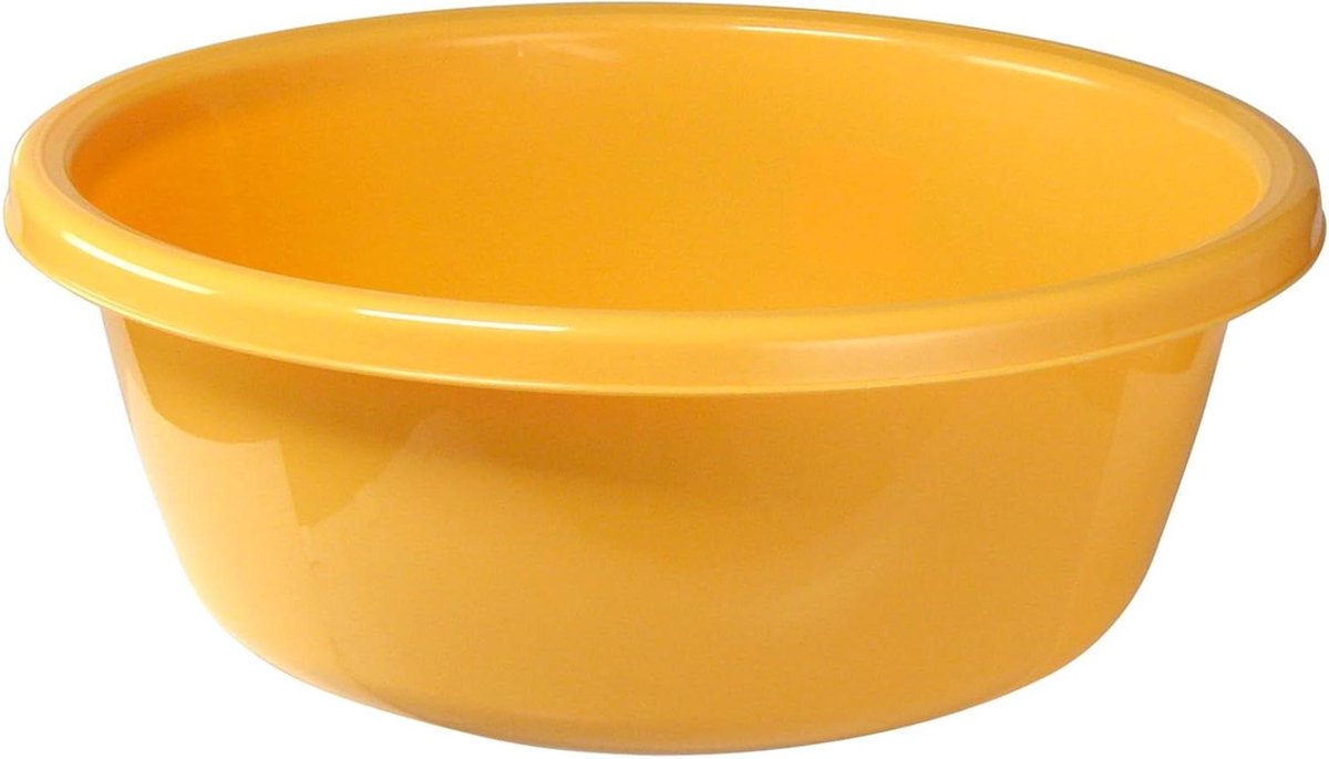 Ronde Kom - Keuken Schaal - Ingrediënten Mixen - Met Deksel - 10 Liter - Wit