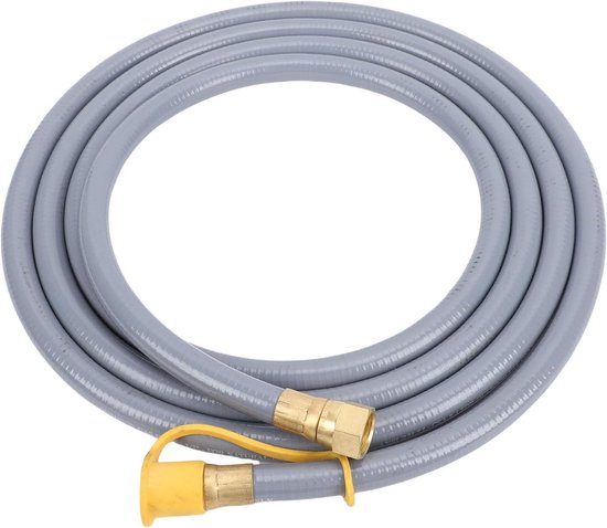 RV Gasslang Set - Gasconversie Kit - Buiten Koken - Snelkoppel Systeem - 12 Voet Lengte - Zwart van RV — afbeelding 4