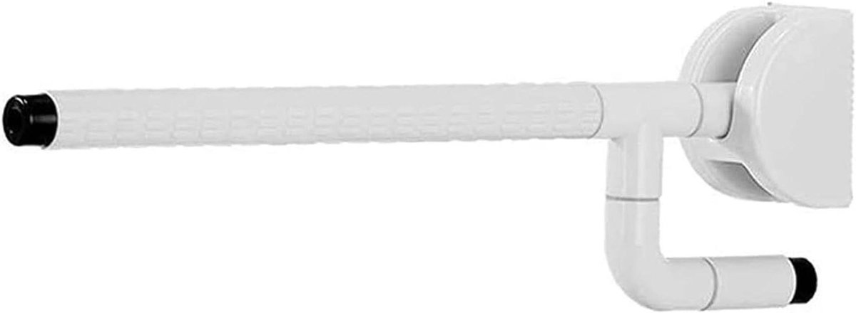 Badkamer Grab Bar, Wandmontage Antislip Roestvrijstalen Veiligheidsondersteuning Grab Bar Opvouwbare badkuip Leuning Balance Grab Bar Veiligheidshandgreep(White,60cm)
