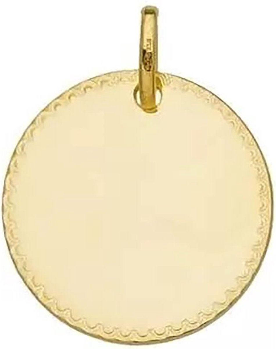 Ronde Medaille - Sportprijs - Prestatie Vieren - Gouden Afwerking - 16 mm - Goud