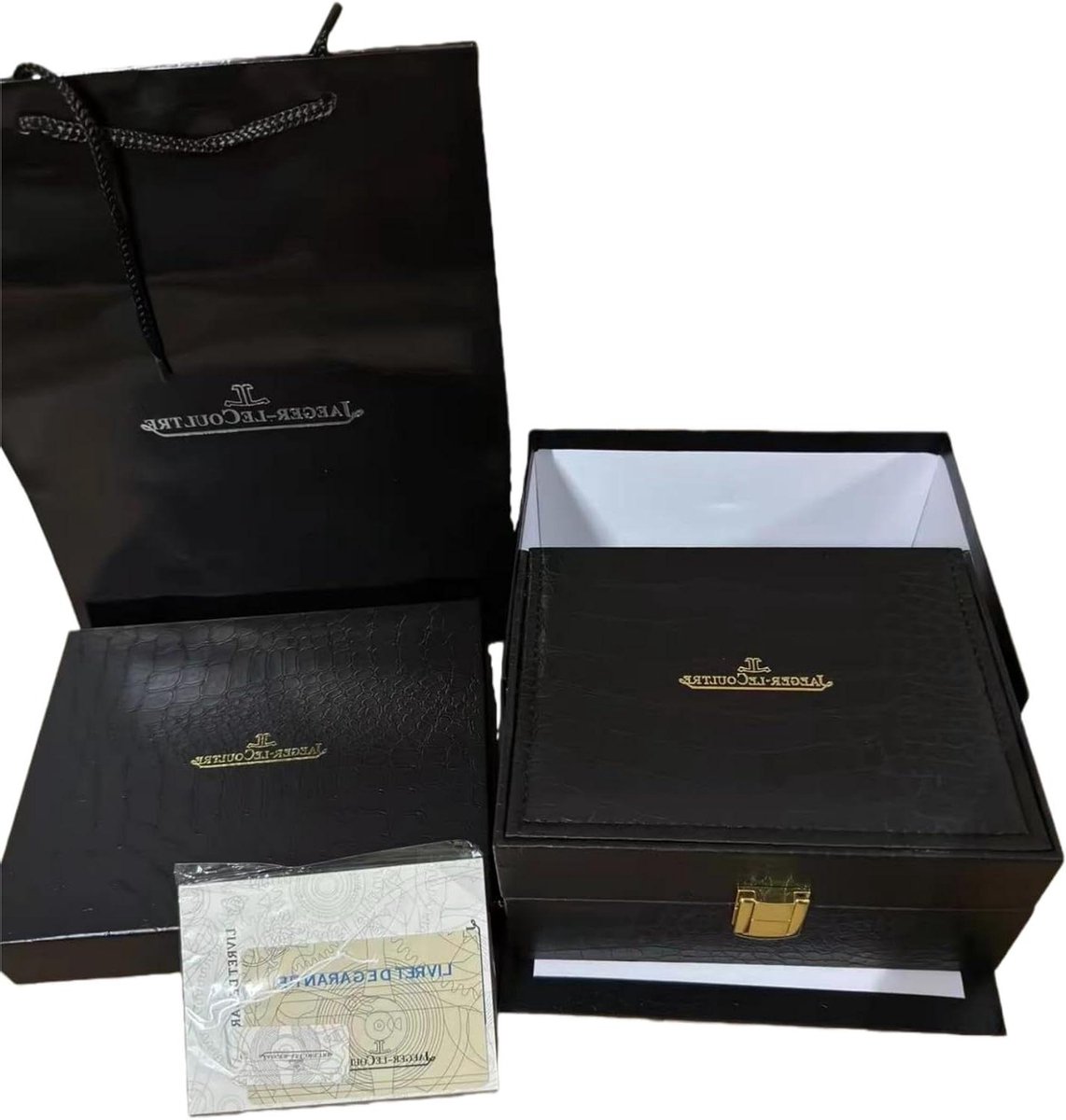 Horloge Presentatie Box - Opbergdoos Sieraden - Veilig Opbergen - Compleet Geschenkset - 17x14x9 cm - Zwart