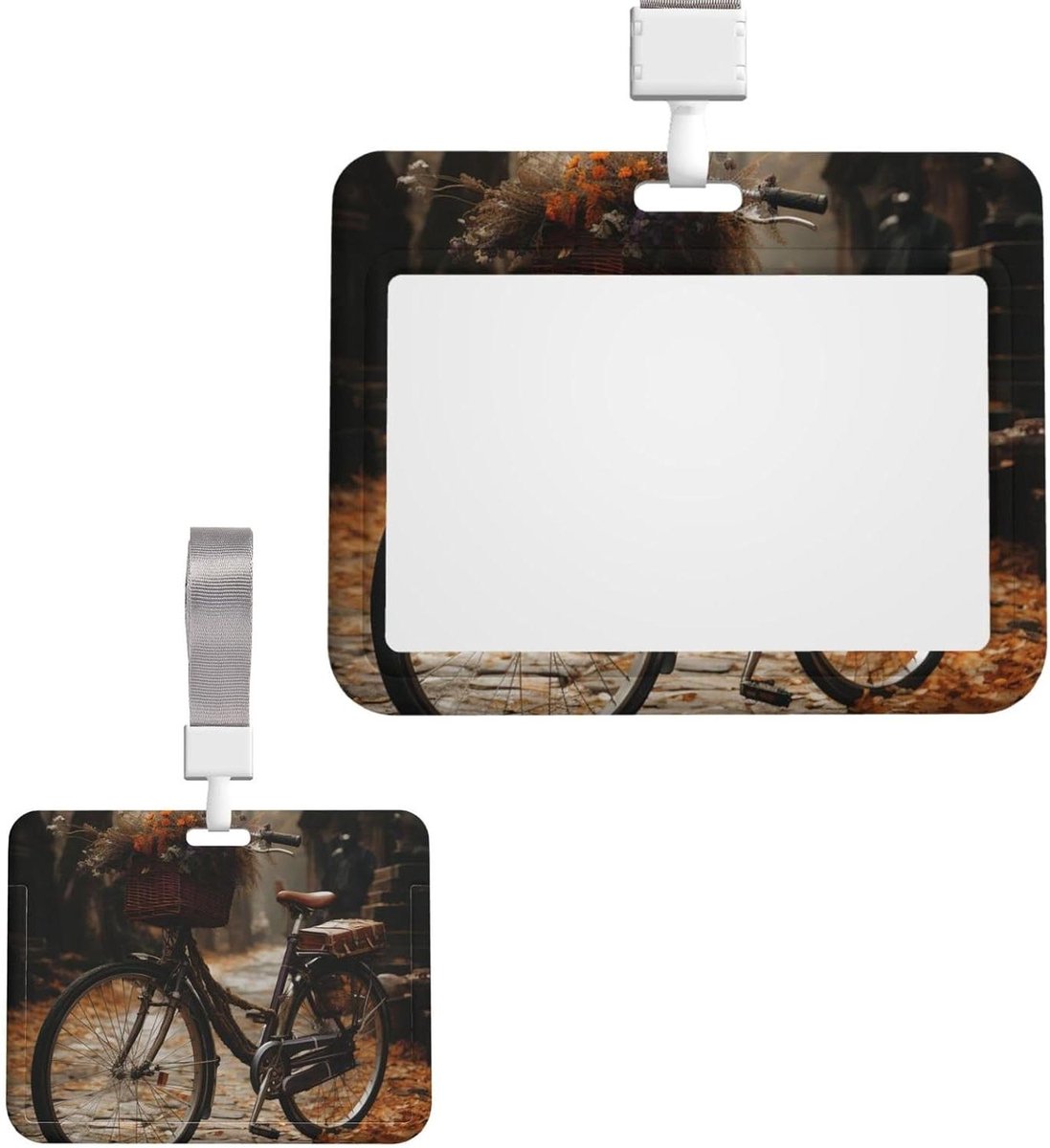 ID-kaarthouder - Badge houder - Veilig opbergen - Slider ontwerp - 11x7 cm - Fiets