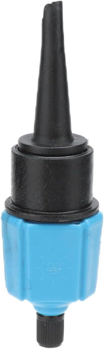 Opblaasbare Adapter - Luchtventiel Converter - Watersport Uitrusting - Hoge Sterkte Ontwerp - 15 x 9 x 3 cm - Blauw