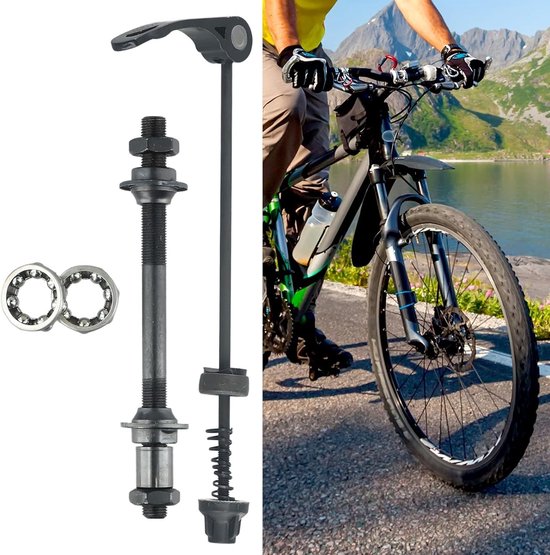 Quick Release Fiets As Wiel Hub Spies, 25mm Stalen Bal, Racefiets Mountainbike. van Merkloos — afbeelding 5