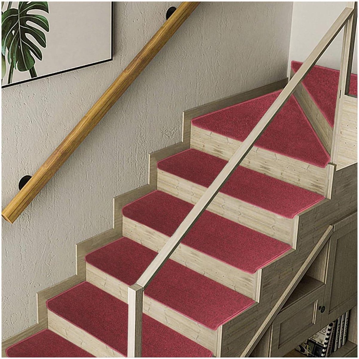 Wintertrapmatten Zelfklevend - Tapijttegels Antislip - Veilig Lopen Binnen - Machine Wasba