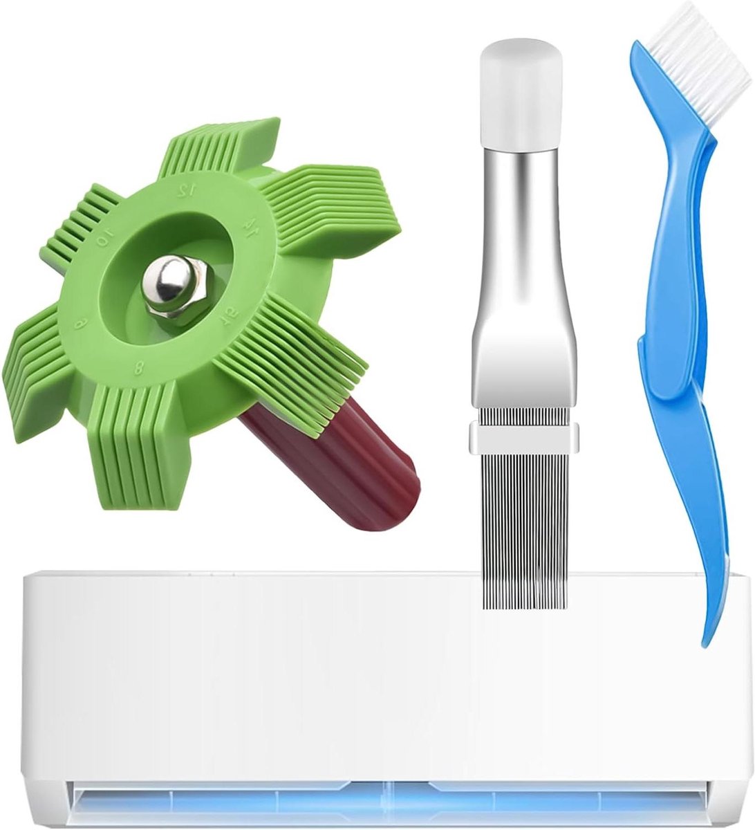 Radiator Fin Editor - Lamellenkam Conditioner - Efficiënt Reinigen - Roestvrij Staal - 12.