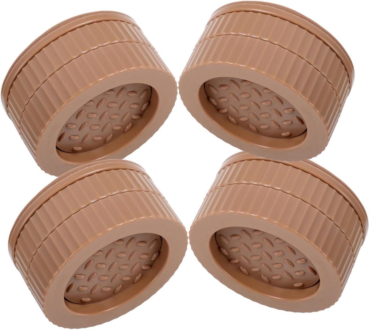 Meubelverhogers - Bedliften Stootkussens - Meubels Verhogen - Antislip Ontwerp - 4 Stuks Bruin - Bruin