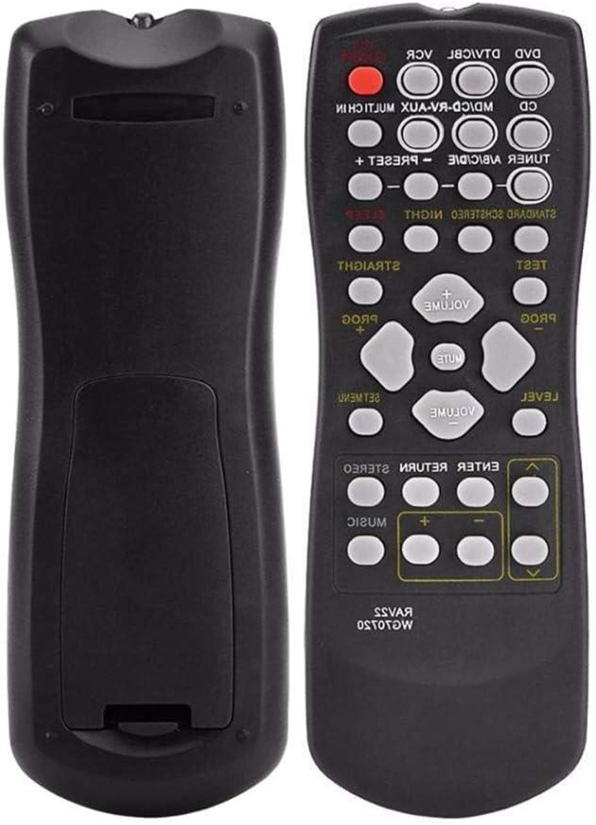 Afstandsbediening - Universele Bediening - Audio Video - Draadloze IR - 10 Meter Bereik - Zwart